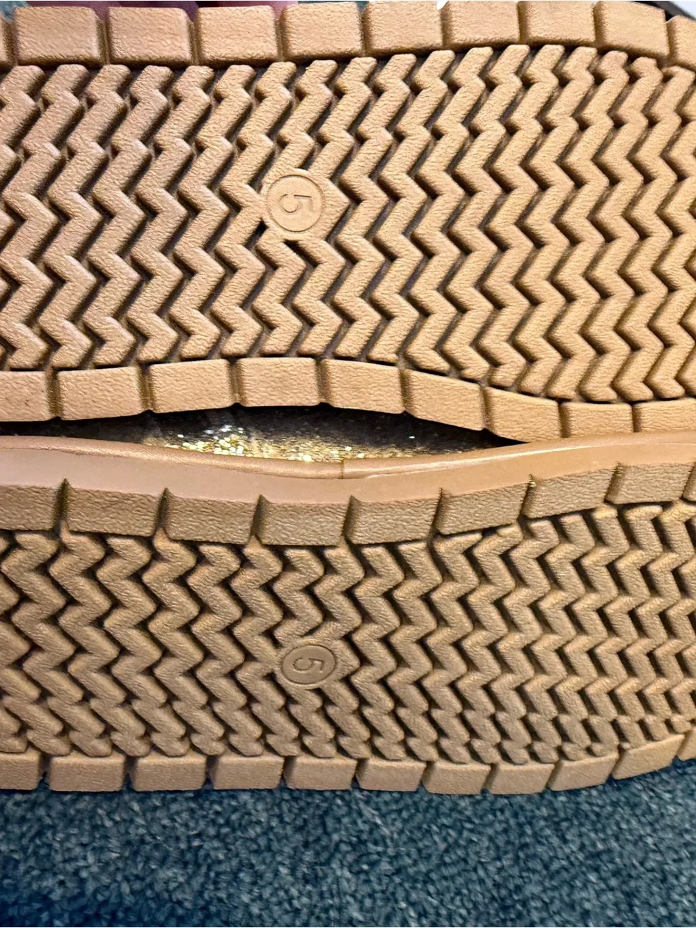 Target Kids Gold Glitter Boots